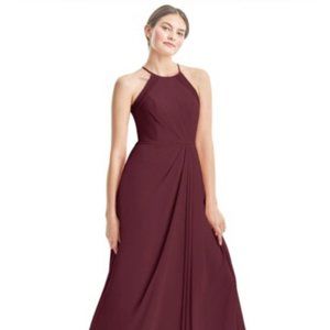Azaziee Heather Cabernet / Maroon Bridesmaid Dress